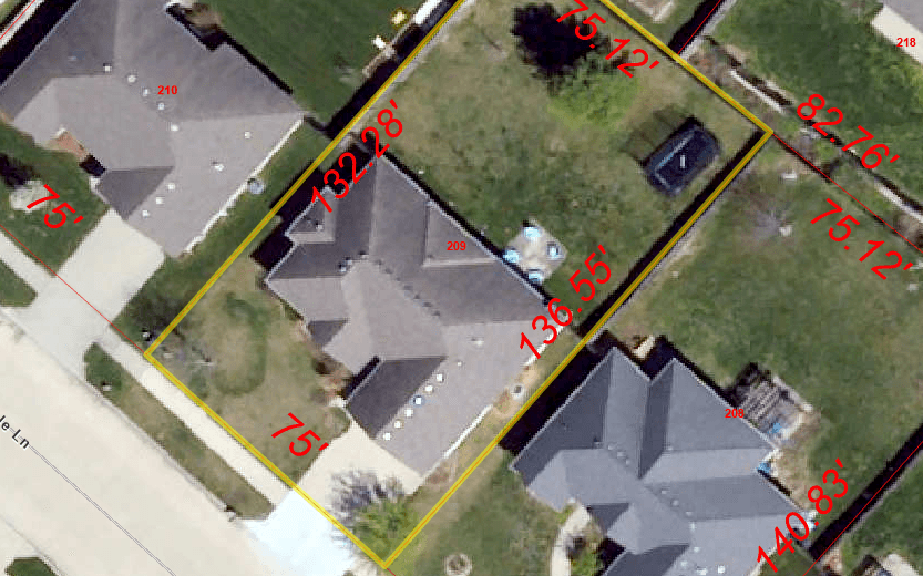 Property satellite view